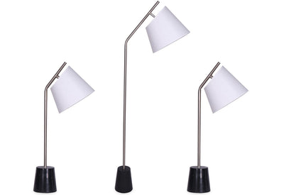 Storm 3-Piece Floor and Two Table Lamps Set