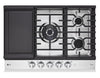 LG 30\" 5-Element Gas Cooktop - Smudge Proof Stainless Steel - CBGJ3027S