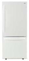 LG 30\" 22 Cu. Ft. Bottom-Mount Refrigerator - White - LRDNS2200W