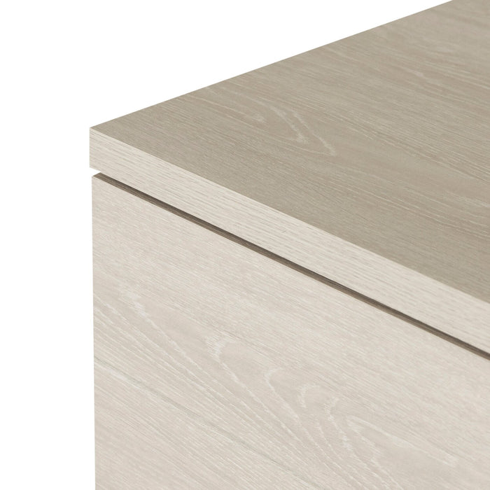 Lake Bedroom Chest of Drawers, 5-Drawer, 29\"W x 52\"H, Made in Canada, Glam - White