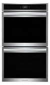 Frigidaire Gallery 30\" 5.3/5.3 Cu. Ft. Electric Double Wall Oven with Total Convection - Smudge-Proof® Stainless Steel\t - GCWD3067AF