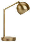 19\" Gold Metal Desk/Task Lamp