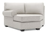 Sofa Lab Roll LAF Cuddler - Luxury Silver