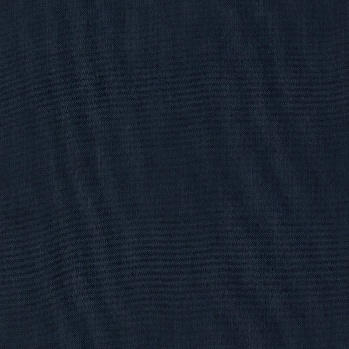 Eclipse Modular 43\" Linen-Look Fabric Ottoman with Feather Down Cushion - Navy Blue