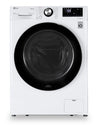 LG 24\" 2.6 Cu. Ft. Smart Front-Load High-Efficiency Steam Washer - White - Stackable - WM1455HWA