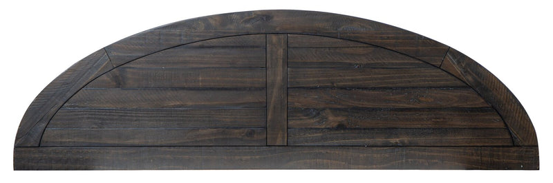 Axl 55\" Traditional Sofa Table with Shelf - Dark Grey-Brown Wood