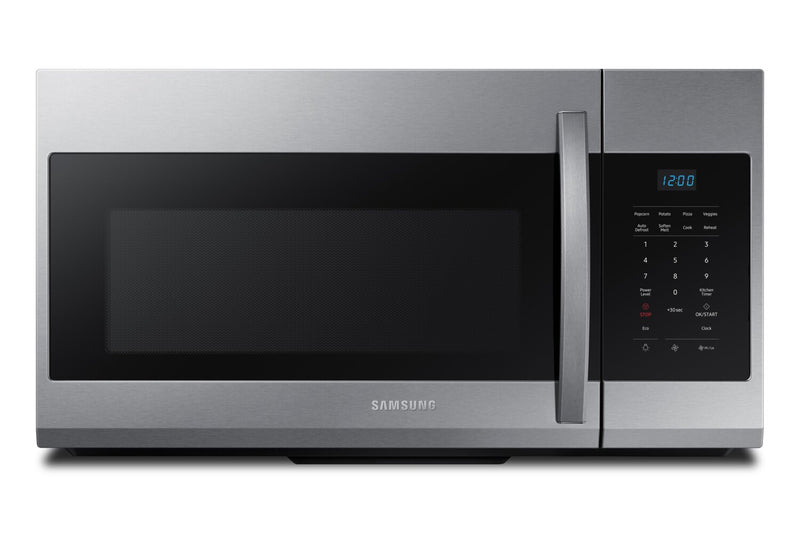 Samsung 1.7 Cu. Ft. Over-the-Range Microwave with 300 CFM and Auto Cook & Reheat - Stainless Steel - ME17R7011ES/AC