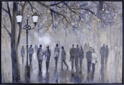 Street Walk - 56.5" x 38.5"