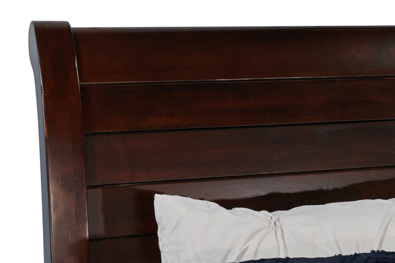 Sonoma Platform Storage Bed with Headboard & Frame, Mango Brown - Queen Size