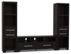 Glendale 3-Piece Entertainment Centre with Storage and Cable Management for TVs up to 65\"- Espresso