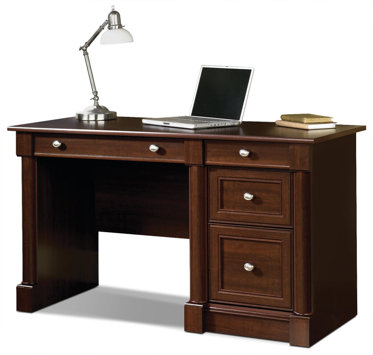 Palladia 53.15\" Computer Office Desk with 3-Drawers - Select Cherry