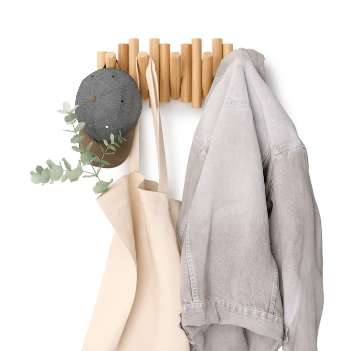 Umbra Picket Rail Wall Hooks - Natural
