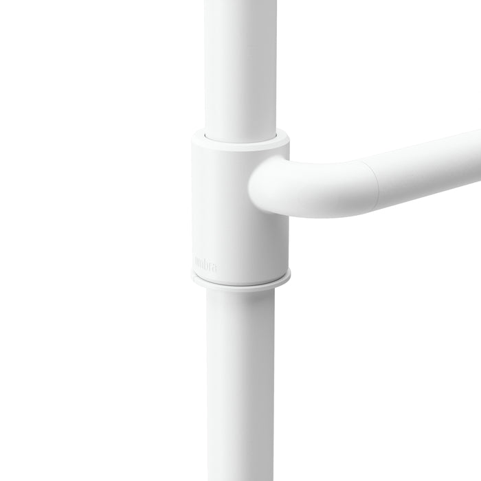 Umbra Anywhere White Expandable Curtain Rod and Room Divider - 36\"-66\" 