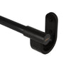 Umbra Bellwood Matte Black Expandable 1\" Curtain Rod - 42\"-120\" 