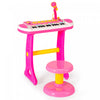 Costway 31 Key Kids Piano Keyboard Toy Toddler Musical Instrument w/ Microphone Pink