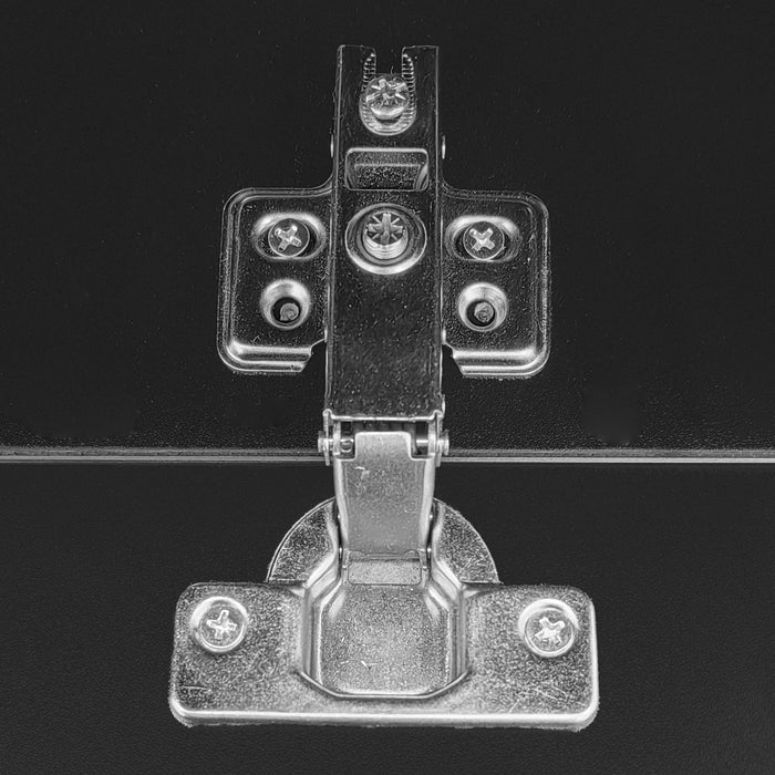 Maxwell High-Gloss 39.4\" Long Coffee Table with Glass and LED Effect,Black