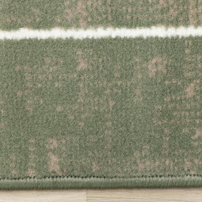 Forte Kids Soccer Playing Field Area Rug - 3'11\" x 5'7\"