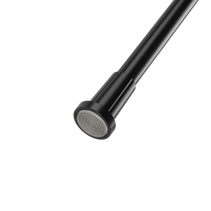 Umbra Anywhere Matte Black Expandable Curtain Rod and Room Divider - 36\"-66\" 