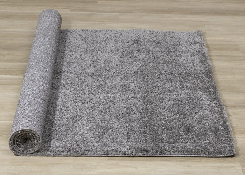 Taylor Dark Grey Comfort Shag Rug 3'11\" x 5'11\" Oval Indoor Area Rug