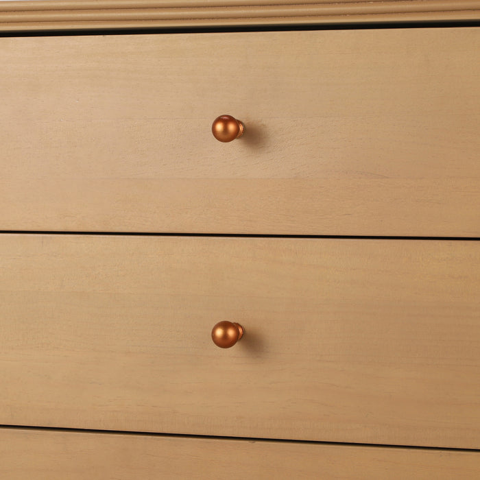 Sophia Modern Nightstand with Storage and Drawer,Natural