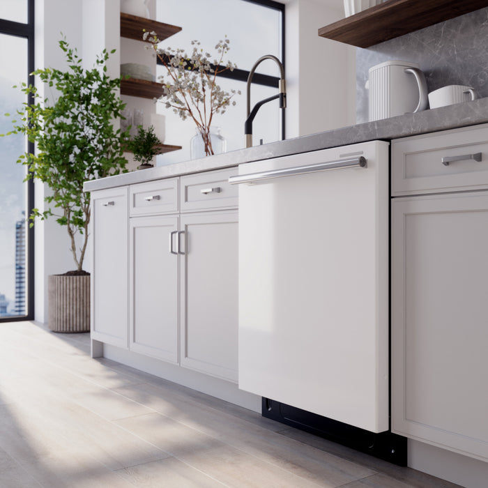 Forno Stella 24 in. Built-in Tall Tub Fingerprint-Resistant White Dishwasher 44 dBA - FDWBI8010-24WHT