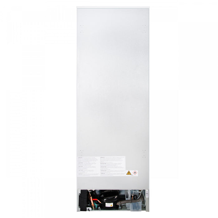 Forno Custodia 24\" Bottom Freezer, 10.3 cu.ft., Right Swing, Total No frost, White - FFFFD1766-24WHT-RS Refrigerator