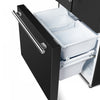 Forno Espresso Gallipoli 30-inch French Door Black Refrigerator, 17.5 cu.ft. - FFFFD1974-31BLK | Refrigerateur Espresso Gallipoli de 30 po a portes francaises, noir, 17,5 pi³ – FFFFD1974-31BLK