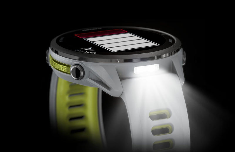 Garmin Forerunner 970 Smartwatch 47mm, Amoled, Titanium Whitestone/amp Yellow, Gps Fitness, Running, Triathlon, 15-day Battery