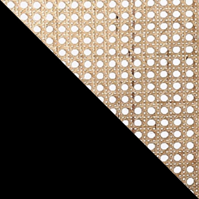 Versailles Industry Chic End Table in Black and Natural - Set of 2