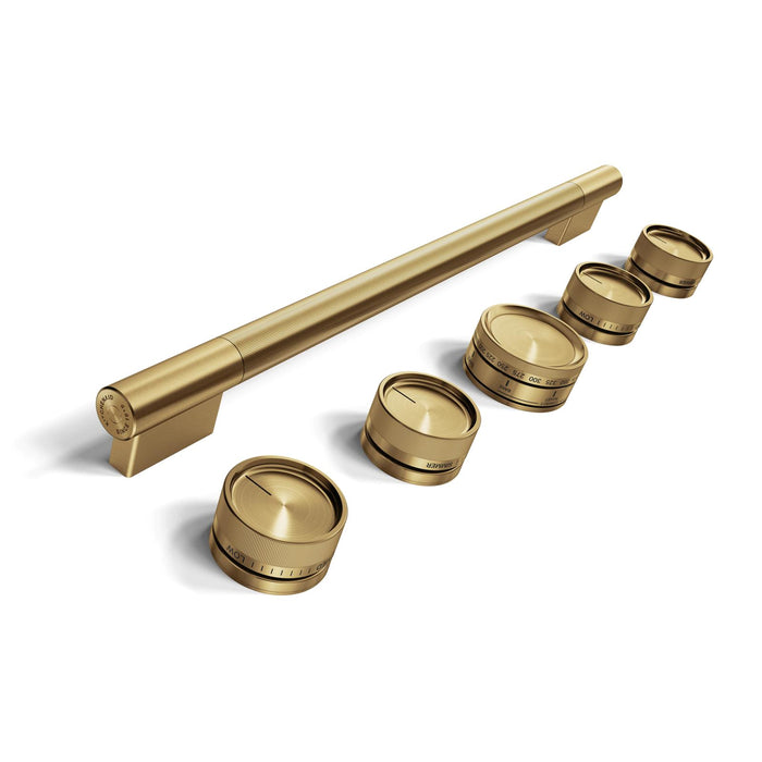 KitchenAid Handle Kit for 30\" Commercial-Style Dual Fuel Range – Brass – W11774726