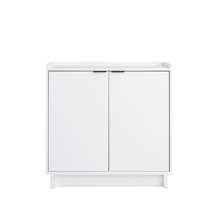 Prepac Simply Modern 2-Door Console Buffet - White