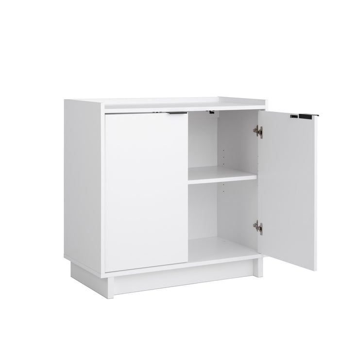 Prepac Simply Modern 2-Door Console Buffet - White