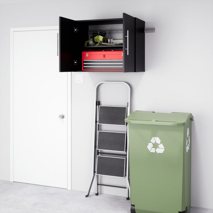 Hangups 30\" Upper Storage Cabinet - Black