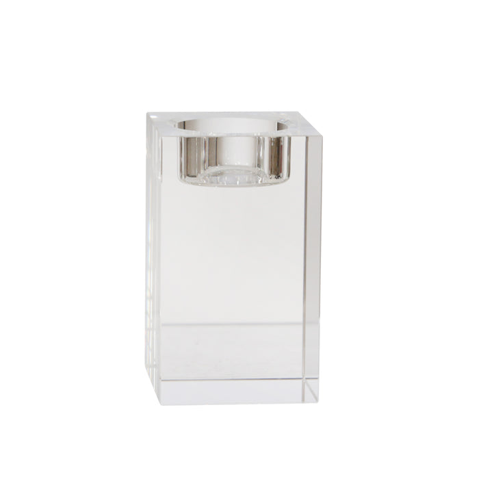 Glass 4\" Candle Holder