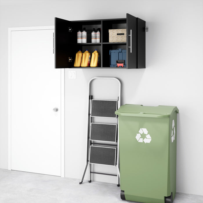 Hangups 36\" Upper Storage Cabinet - Black