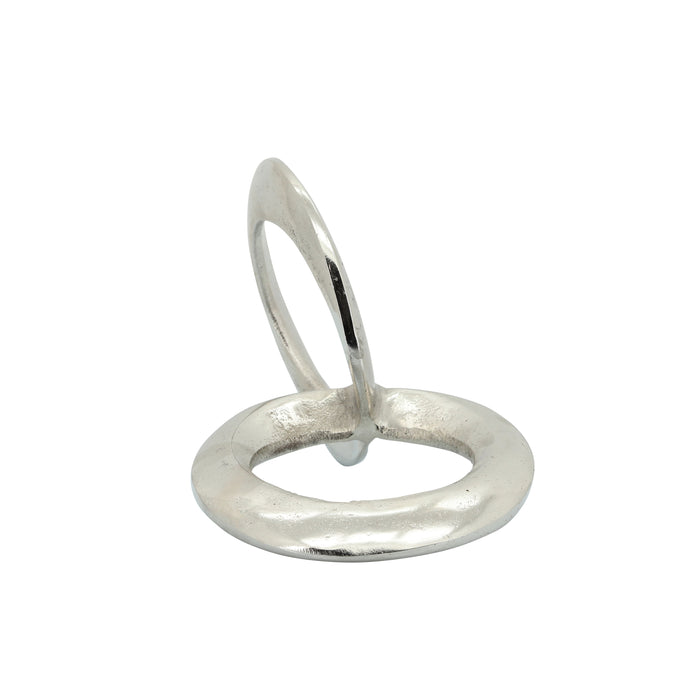 Metal 11\" Circle Links - Silver
