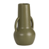 Ceramic 8\" Vase with Handles - Olive