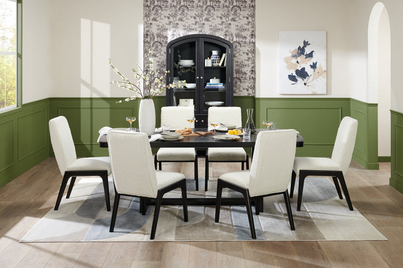 Ceramic 10\" Navy Polka Dot Flower Vase - White