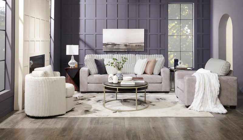 Ceramic 10\" Navy Polka Dot Flower Vase - White