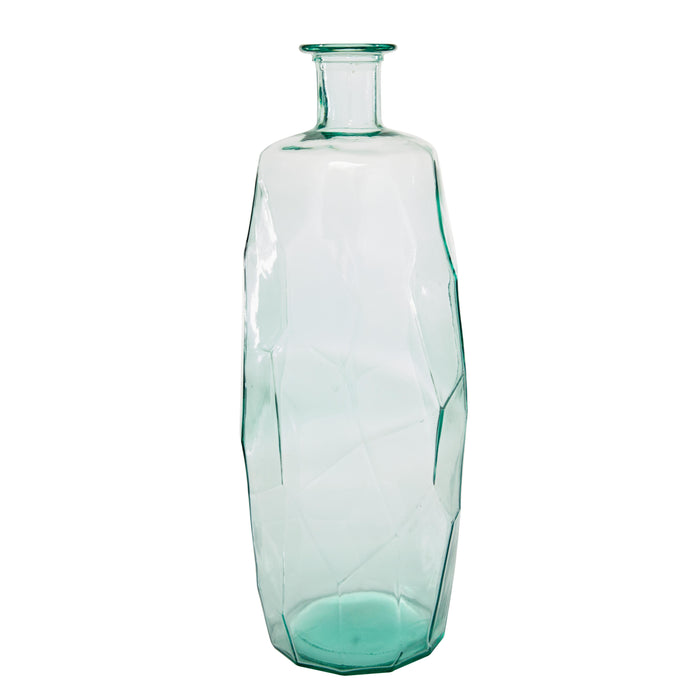 Glass 29\" Vase - Light Blue