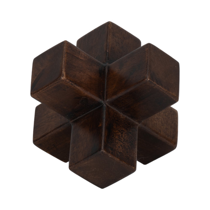 Wood 6\" Jack - Brown