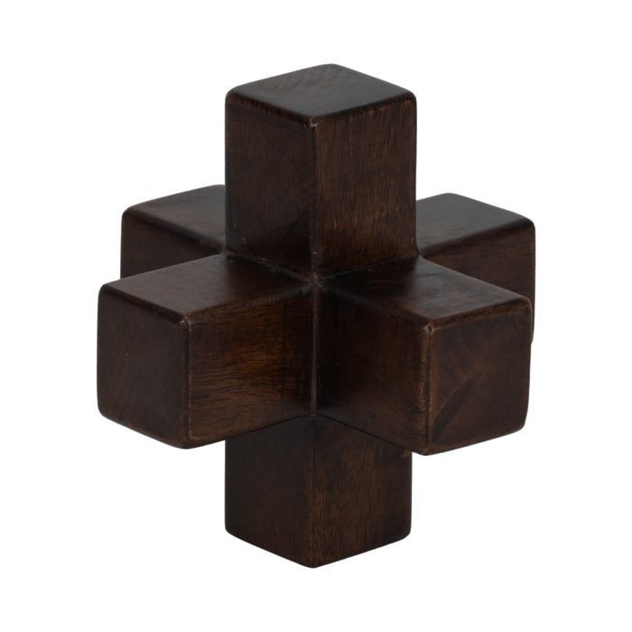 Wood 6\" Jack - Brown