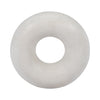 Marble 6\" Round Sculpture - White