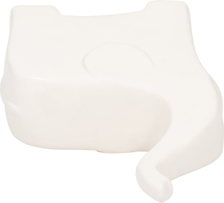 Ceramic 7\" Trunk Up Elephant - White