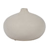 Ceramic 5\" Round Volcanic Vase - Cotton