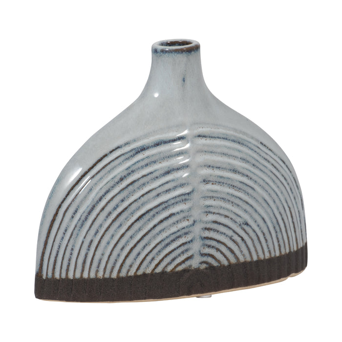 Ceramic 6\" Half Dome Arch Vase - Blue
