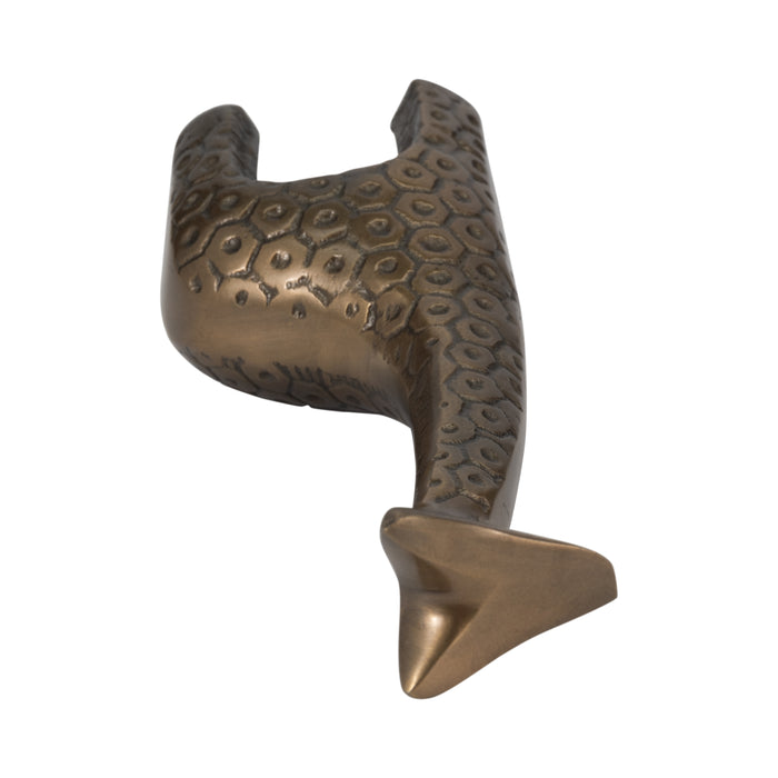 Metal 10\" Honeycomb Giraffe - Bronze