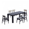 Colbert and Rockaway Modern Industry Chic 7-Piece Dining Set in Black and Gray