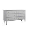 Prepac Lux 6-Drawer Dresser - Grey
