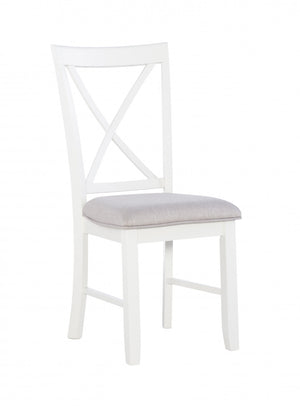 Jane Fabric Grey Dining Chair - Set of 2